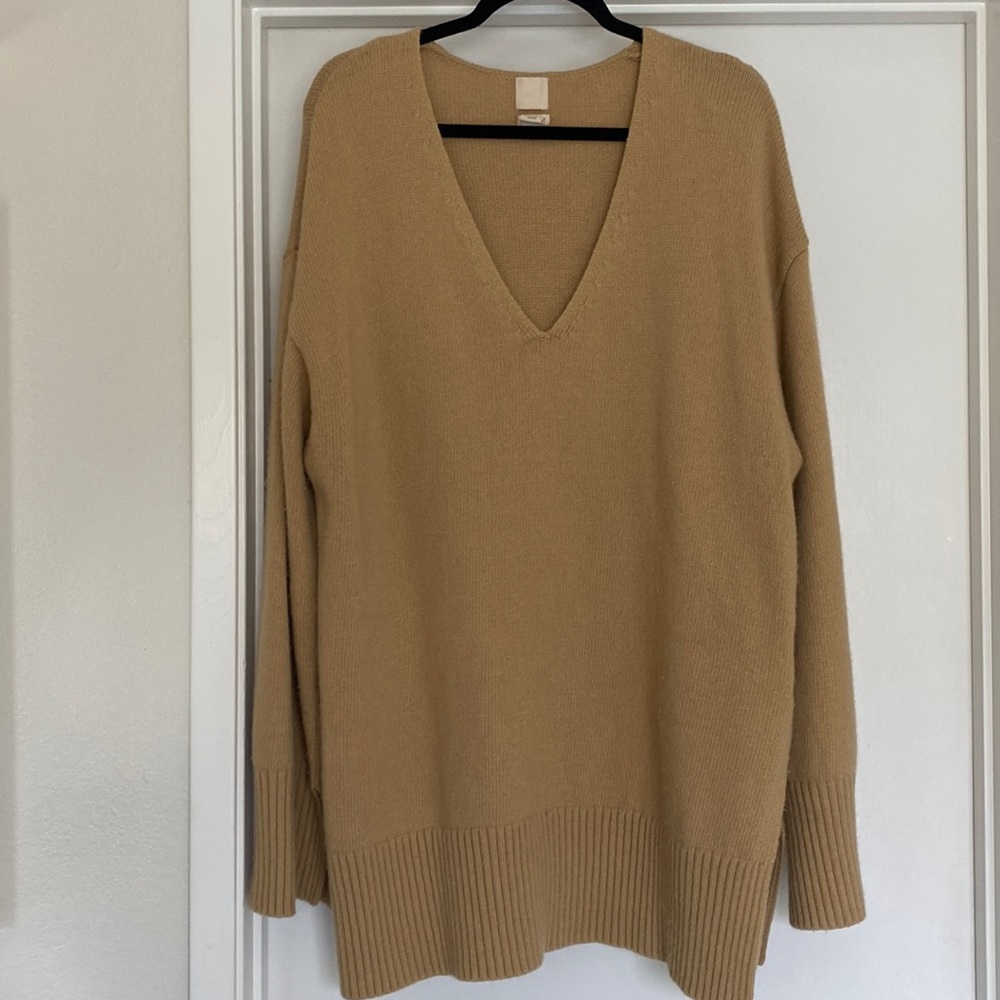 Oversized Mustard H&M sweater, 60% wool